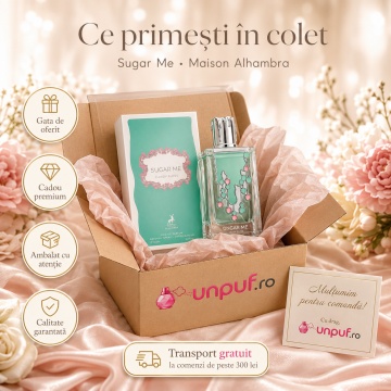 Parfum Arăbesc Alhambra Sugar Me Candy Floss Maison Alhambra 100 ml, Apă de Parfum Damă, Aromă Gurmand Dulce, Inspirat Sweet Like Candy - Img 4