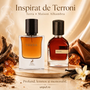 Parfum Arăbesc Alhambra Terra Maison Alhambra 50 ml, Apă de Parfum Unisex, Damă și Bărbat, Aromă Oriental Modernă Lemnoasă, Inspirat Terroni - Img 8