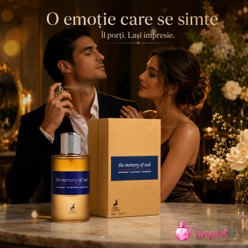 Parfum Arăbesc Alhambra The Memory Of Oud Maison Alhambra 100 ml, Apă de Parfum Unisex, Damă și Bărbat, Aromă Oriental Lemnoasă cu Oud și Piele, Inspirat Oud Maracuja - Img 5