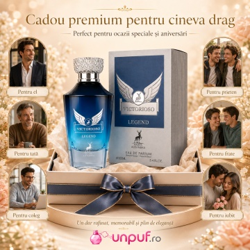 Parfum Arăbesc Alhambra Victorioso Myth Maison Alhambra 100 ml, Apă de Parfum Bărbați, Aromă Fresh Marină Lemnoasă, Inspirat Invictus Legend - Img 7