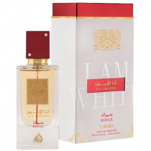 Parfum Arăbesc Ana Abiyedh Rouge Lattafa 60 ml, Apă de Parfum Unisex, Aromă Floral Lemnos Mosc cu Bergamotă, Pară, Șofran, Caramel, Geranium, Iasomie, Ambră, Lichen de Stejar și Mosc - Img 12