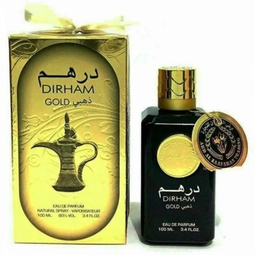 Parfum Arăbesc Ard Al Zaafaran Dirham Gold 100 ml, Apă de Parfum Unisex, Damă și Bărbat, Inspirat Royal Oud, Aromă Oriental Ambrată cu Bergamotă, Condimente, Fructe Dulci, Iasomie, Lemn de Santal, Trandafir, Patchouli, Ambră, Mosc și Vanilie - Img 11