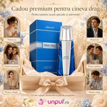 Parfum Arăbesc Armaf Blue Sky 105 ml, Apă de Parfum Unisex Damă și Bărbat, Aromă Fresh Fructată Citrică cu Ananas, Bergamotă, Măr, Vanilie, Ambroxan și Note Lemnoase - Img 7