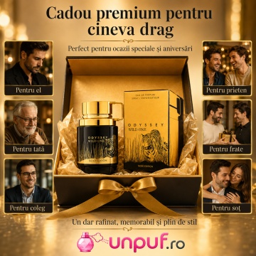 Parfum Arăbesc Armaf Odyssey Wild One Gold Edition 100 ml, Apă de Parfum Bărbat, Aromă Oriental Ambrată, Fresh, Condimentată și Elegantă, Inspirată de Sauvage - Img 7
