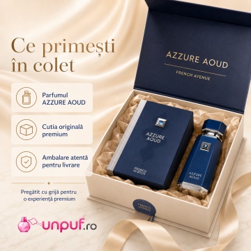 Parfum Arăbesc Azzure Aoud French Avenue 100 ml, Apă de Parfum pentru Bărbați, Inspirat Oud Maracuja Maison Crivelli, Aromă Oriental Lemnoasă cu Accente de Maracuja, Șofran, Trandafir, Lemn Cald, Note Rășinoase, Oud, Patchouli, Ambră și Mosc - Img 4