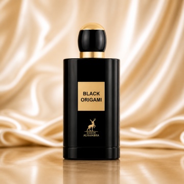 Parfum Arăbesc Black Origami Maison Alhambra 100 ml, Apă de Parfum Unisex, Damă și Bărbat, Inspirat Black Orchid Tom Ford, Aromă Oriental Florală cu Trufe, Ylang Ylang, Coacăze Negre, Gardenie, Iasomie, Orhidee, Ciocolată, Vanilie, Tămâie, Ambră și Mosc A - Img 2