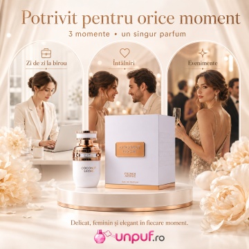 Parfum Arăbesc Coconut Leche French Avenue 100 ml, Apă de Parfum Damă, Inspirat Blanche Bête, Aromă Gourmand Cremoasă cu Cocos, Vanilie, Lapte Cremos, Tuberoză, Flori Albe, Acord Lactonic, Ambră, Note Dulci și Acord Tropical - Img 6