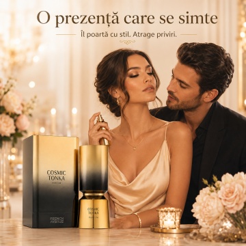 Parfum Arăbesc Cosmic Tonka Eau de Parfum 100 ml, Apă de Parfum Unisex, Damă și Bărbat, French Avenue, Inspirat Arabia La Maison Orientale, Aromă Oriental Tonka Vanilată cu Bergamotă, Migdală, Scorțișoară, Cacao, Lavandă, Tutun Dulce, Tonka, Ambră, Mosc ș - Img 4
