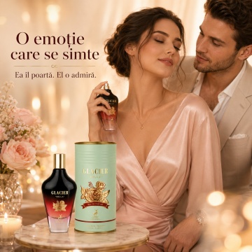 Parfum Arăbesc Damă Glacier Bella Maison Alhambra 100 ml, Apă de Parfum, Inspirat de La Belle Jean Paul Gaultier, Aromă Oriental Vanilată cu Pară, Bergamotă, Boabe de Tonka, Iasomie, Piele, Vanilie, Note Florale, Ambră și Mosc - Img 5