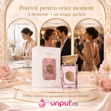 Parfum Arăbesc Damă Irida French Avenue 100 ml, Extrait de Parfum, Inspirat de Electric Cherry Tom Ford, Aromă Floral Pudrată cu Aldehide, Bergamotă, Piper Roz, Violete, Heliotrop, Iris, Lemn de Santal, Mosc, Vanilie, Cireșe și Accente Fructate - Img 6
