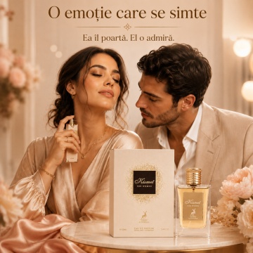 Parfum Arăbesc Damă Kismet For Women Maison Alhambra 100 ml, Apă de Parfum, Inspirat de Good Girl Gone Bad By Kilian, Aromă Floral Fructată cu Osmanthus, Iasomie, Trandafir, Tuberoză, Narcisă, Ambră, Cedru, Flori Albe și Accente Pudrate - Img 5