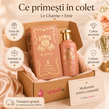Parfum Arăbesc Damă La Charme Emir 100 ml, Apă de Parfum, Aromă Floral Fructat Dulce, Inspirat A Chant For The Nymph Gucci - Img 4