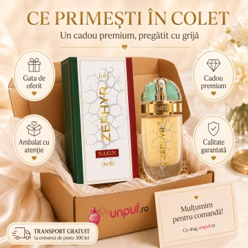 Parfum Arăbesc Emper Zephyr Naxen 100 ml, Apă de Parfum Unisex, Damă și Bărbat, Inspirat Naxos, Aromă Aromatic Orientală Caldă și Dulce cu Citrice, Condimente, Lavandă, Lămâie, Miere, Iasomie Sambac, Scorțișoară, Tutun, Tonka și Vanilie - Img 4