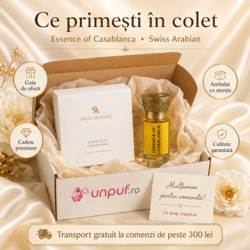 Parfum Arăbesc Essence of Casablanca 12 ml ulei, Swiss Arabian, Esență ulei parfum , Unisex, Damă, Bărbat - Img 4