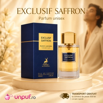 Parfum Arăbesc Exclusif Saffron Maison Alhambra 100 ml, Apă de Parfum Unisex, Damă și Bărbat, Inspirat Saffron Lazuli Carolina Herrera, Aromă Oriental Condimentată cu Șofran, Coacăze Negre, Boabe de Tonka, Trandafir, Stânjenel, Piele, Lemn de Guaiac și Va - Img 3