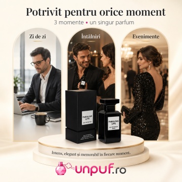 Parfum Arăbesc Fabulous Life Fragrance World 80 ml, Apă de Parfum Unisex Damă și Bărbat, Aromă Pielos Ambrat Condimentată, Intensă, Elegantă și Memorabilă, Inspirată de Fucking Fabulous Tom Ford - Img 6
