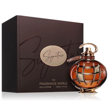 Parfum Arăbesc Fragrance World Signature Brown 80 ml, Apă de Parfum Unisex, Damă și Bărbat, Aromă Aromatic Orientală, Caldă și Lemnoasă, cu Citrice, Condimente, Note Proaspete, Flori Albe, Lavandă, Cedru, Ambră și Mosc - Img 12