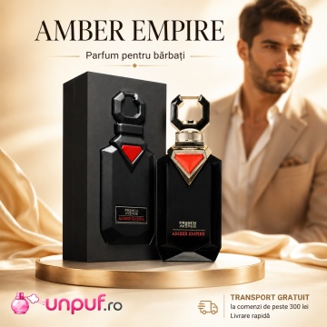 Parfum Arăbesc French Avenue Amber Empire 100 ml, Apă de Parfum Bărbați, Inspirat Blonde Amber Clive Christian, Aromă Oriental Ambrată Caldă cu Citrice, Condimente, Șofran, Rășini, Flori Albe, Note Balsamice, Cedru, Ambră, Mosc și Vanilie - Img 10