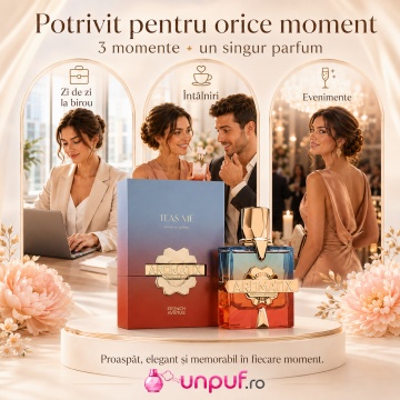 Parfum Arăbesc French Avenue Aromatix Teas Me 100 ml, Apă de Parfum Unisex, Damă și Bărbat, Inspirat Imagination Louis Vuitton, Aromă Aromatic Orientală Fresh Luminoasă cu Citrice, Ghimbir, Note Verzi, Ceai, Ierburi Aromatice, Flori Albe, Lavandă, Ambră, - Img 6