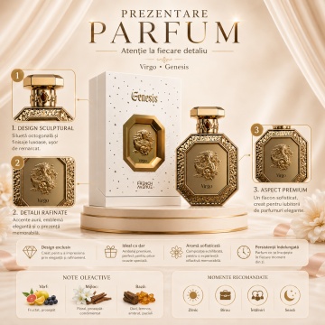 Parfum Arăbesc Genesis Virgo French Avenue 90 ml, Apă de Parfum Unisex, Damă și Bărbat, Inspirat Queen of Silk, Aromă Aromatic Orientală Fructat Florală cu Citrice, Condimente, Note Proaspete, Flori Albe, Lavandă, Note Calde, Oud, Lemn de Cedru, Ambră, Mo - Img 3