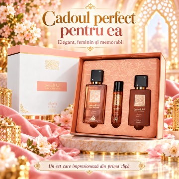 Parfum Arăbesc Gift Set Ana Abiyedh Coral 60Ml + 12 Ml Hairmist - Img 2