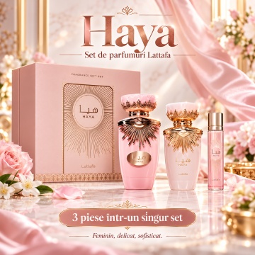 Parfum Arăbesc Gift Set Haya 100Ml + 12 Ml Hairmist - Img 7