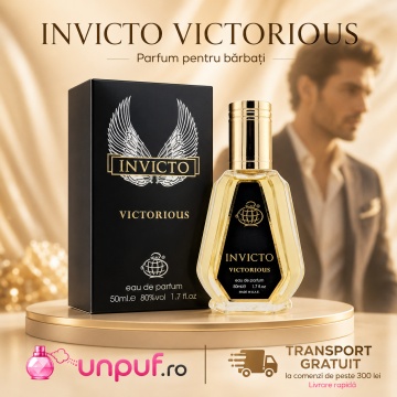 Parfum Arăbesc Invicto Victorious Fragrance World 50 ml, Apă de Parfum Bărbat, Aromă Aromatic Acvatică Proaspătă cu Grapefruit, Acord Marin, Mandarină, Dafin, Iasomie, Ambergris, Patchouli, Lemn de Guaiac și Mușchi - Img 10