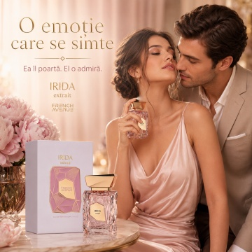 Parfum Arăbesc Irida French Avenue 100 ml, Apă de Parfum Damă, Inspirat Electric Cherry, Aromă Floral Fructată cu Cireșe, Note Dulci, Citrice, Condimente, Flori Albe, Lavandă, Mosc, Note Pudrate, Lemn de Cedru și Ambră - Img 5