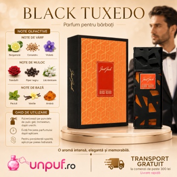 Parfum Arăbesc Just Jack Black Tuxedo 100 ml (Just Jack), Unisex, Damă, Bărbat, edp - Img 9