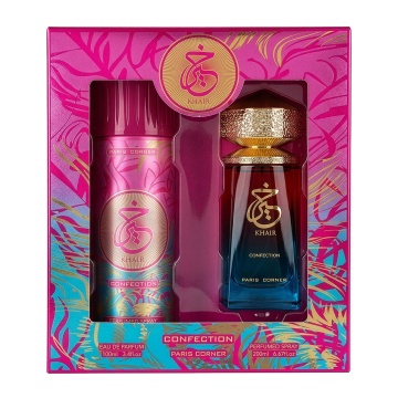 Parfum Arăbesc Khair Confection Eau de Parfum 100 ml + Deodorant Spray 200 ml, Paris Corner, Apă de Parfum , Unisex, Damă, Bărbat