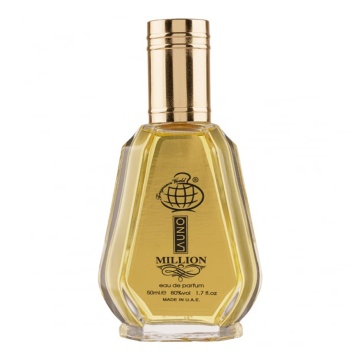 Parfum Arăbesc La Uno Million Fragrance World 50 ml, Apă de Parfum Bărbat, Aromă Lemnos Condimentată Ambrată cu Grapefruit, Mandarină Roșie, Mentă, Condimente, Scorțișoară, Trandafir, Patchouli, Ambră, Note Lemnoase și Piele - Img 11