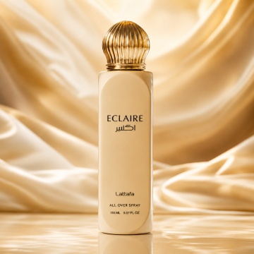 Parfum Arăbesc Lattafa Eclaire All Over Spray 150 ml, Spray de Păr și Corp Damă, Aromă Dulce cu Caramel, Vanilie și Mosc - Img 2