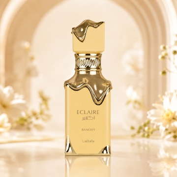 Parfum Arabesc Lattafa Eclaire Banoffi EDP 100 ml Unisex, Damă și Bărbat, Aromă Gurmandă cu Banană, Caramel, Vanilie și Mosc - Img 2
