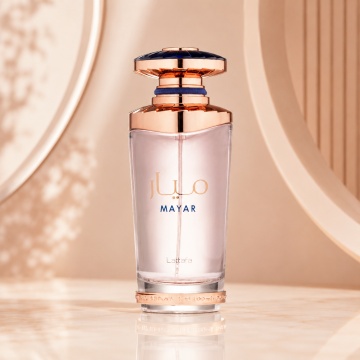 Parfum Arabesc Lattafa Mayar EDP 100 ml Damă, Aromă Floral Fructată cu Litchi, Zmeură, Trandafir, Bujor, Violetă și Mosc - Img 2