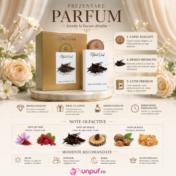 Parfum Arăbesc Lattafa Natural Oud 100 ml, Apă de Parfum Bărbat, Aromă Oriental Lemnoasă cu Șofran, Fructe Roșii, Oud, Cedru, Nucșoară și Benzoină - Img 3