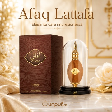 Parfum Arăbesc Lattafa Pride Afaq EDP 100 ml Bărbat, Aromă Orientală cu Coacăze Negre, Pară, Iasomie, Tuberoză, Cashmeran și Lemn de Santal - Img 10