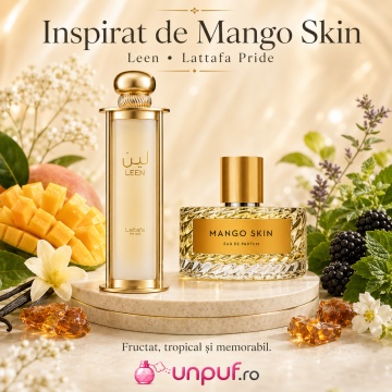 Parfum Arăbesc Lattafa Pride Leen 100 ml, Apă de Parfum Unisex, Aromă Oriental Florală cu Mango, Ghimbir, Bergamotă, Iasomie și Santal - Img 9