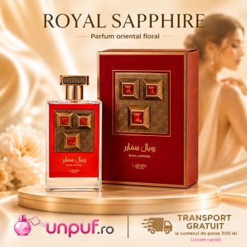 Parfum Arăbesc Lattafa Pride Royal Saphire 100 ml, Apă de Parfum Damă, Aromă Florală Orientală cu Mandarină, Lămâie, Șofran, Iasomie, Trandafir, Mosc, Vanilie și Ambră Cenușie - Img 10