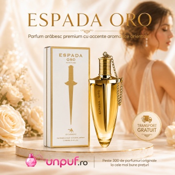 Parfum Arăbesc Le Chameau Espada Oro EDP 100 ml Bărbat, Aromă Aromatic Orientală cu Citrice, Condimente, Flori Albe, Lavandă, Lemn de Cedru, Ambră și Mosc - Img 3