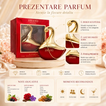 Parfum Arăbesc Le Chameau Swano Forever EDP 80 ml Damă, Inspirat The Only One 2, Aromă Aromatic Orientală cu Pere, Fructe de Pădure, Mure, Frezie, Trandafir, Violetă, Cafea, Tonka, Paciuli, Chihlimbar și Mosc - Img 3