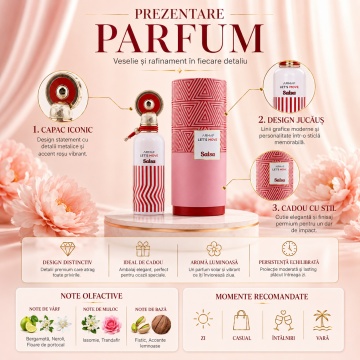 Parfum Arăbesc Let’s Move Salsa Armaf 100 ml, Apă de Parfum Unisex, Damă și Bărbat, Aromă Floral Fructată Vibrantă, Inspirat Yum Pistachio Gelato - Img 3