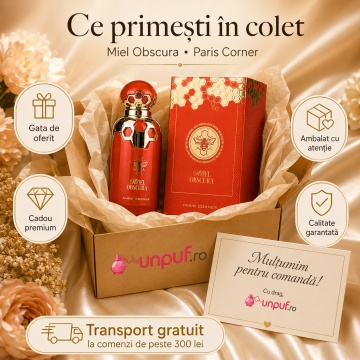 Parfum Arăbesc Miel Obscura Paris Corner 100 ml, Apă de Parfum Unisex, Damă, Bărbat, Aromă Gurmandă cu Miere, Caramel, Ambră și Vanilie - Img 4