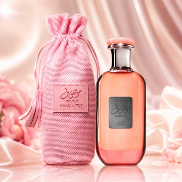 Parfum Arăbesc Mousuf Wardi Ard Al Zaafaran 100 ml, Apă de Parfum Damă, Aromă Oriental Floral Lemnoasă cu Citrice, Fructe Dulci, Trandafir, Mosc și Vanilie