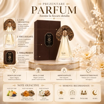 Parfum Arăbesc Niche Emarati Ghinwa Lattafa EDP 100 ml Unisex, Inspirat Baccarat Rouge 540, Aromă Orientală cu Fructe, Chihlimbar Cenușiu, Lemn, Mușchi de Stejar, Iasomie și Lemn de Cedru - Img 3
