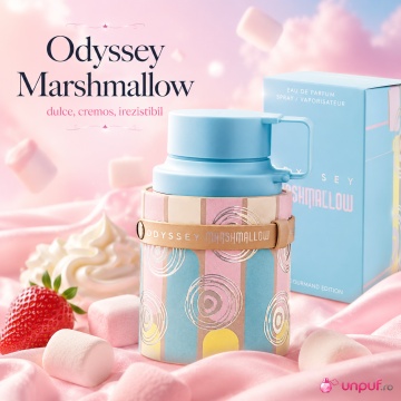 Parfum Arăbesc Odyssey Marshmallow Gourmand Edition Armaf 100 ml, Apă de Parfum Unisex, Damă, Bărbat, Aromă Gurmandă cu Marshmallow, Inspirat Marshmallow Blush Kayali - Img 6