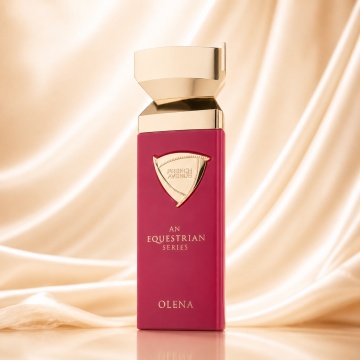 Parfum Arăbesc Olena An Equestrian Series French Avenue EDP 100 ml Damă, Inspirat Oriana, Aromă Floral Fructat Gourmand cu Grapefruit, Bergamotă, Mandarină, Coacăze Negre, Zmeură, Floare de Portocal, Frișcă, Marshmallow, Ambretă și Mosc - Img 2