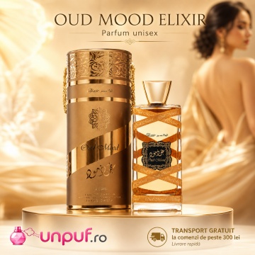 Parfum Arăbesc Oud Mood Elixir Lattafa 100 ml, Apă de Parfum Unisex Damă și Bărbat, Aromă de Pielărie cu Bergamotă, Condimente, Șofran, Cardamom, Mușcată, Paciuli, Oud, Mosc și Pielărie - Img 10