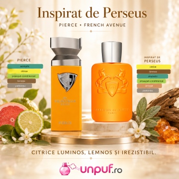 Parfum Arăbesc Pierce An Equestrian Series French Avenue EDP 100 ml Bărbat, Inspirat Perseus Parfums de Marly, Aromă Aromatic Lemnos Fresh cu Acord Marin, Bergamotă, Mandarină, Geranium, Iasomie, Lavandă, Balsam de Brad, Ambră, Cedru și Mosc - Img 8