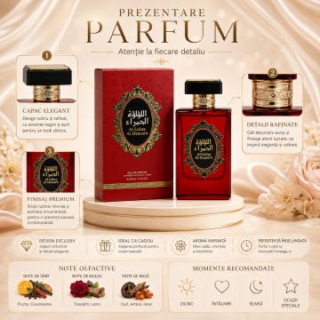 Parfum Arăbesc Risala Series Al Lulua Al Hambra 110 ml, Unisex, Damă, Bărbat, edp - Img 3