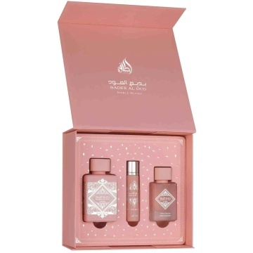 Parfum Arăbesc Set Cadou Lattafa A Luxurious Badee Al Oud Noble Blush 3 Pcs